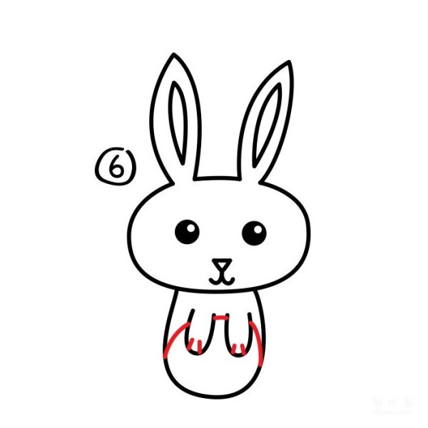 Learn to draw simple drawings, cartoon rabbits