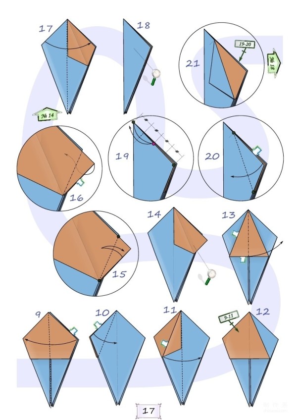 The Art of Handmade Origami, Sebastien Limet Kingfisher’s Feast Illustrated Tutorial on Handmade Origami