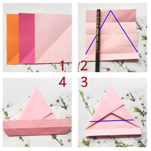 Beautiful origami tutorial for holiday packaging boxes