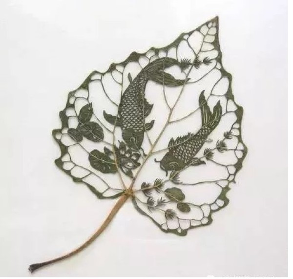 A complete collection of leaf paper-cut patterns for DIY appreciation