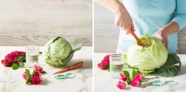 Make beautiful flower arrangements with endless fruits and vegetables