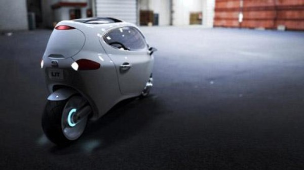 Capsule future electric car