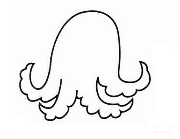 Learn to draw simple drawings, octopus