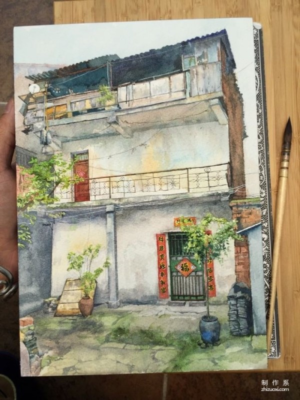 Corners in life - watercolor paintings by Ao Lu