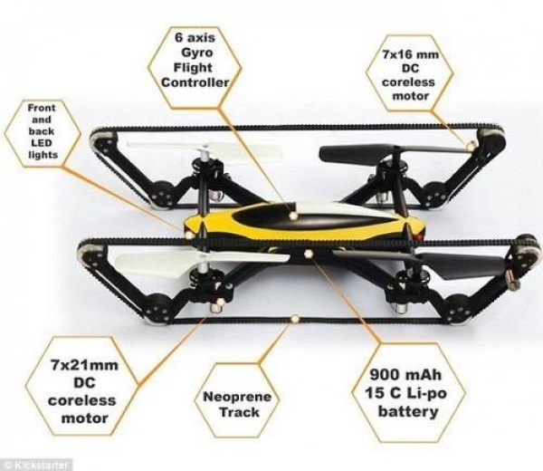 remote control tank drone