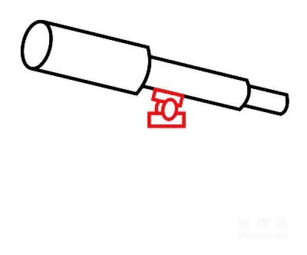 A collection of pictures of kindergarten childrens simple drawings, teaching you step by step how to draw a colorful telescope