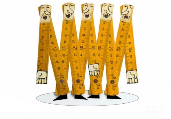 Can daily items not be so creative - character-shaped folding ruler