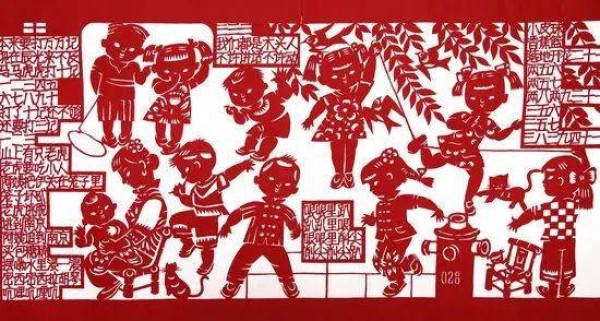 Different schools and picture works of Chinese paper-cutting