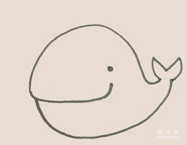 Learn to draw simple strokes, cute colorful whales