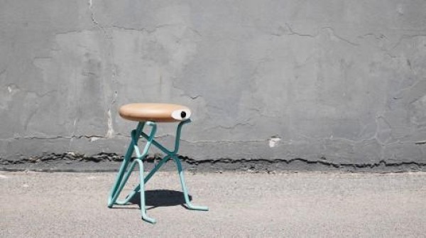 Sad big eyes stool