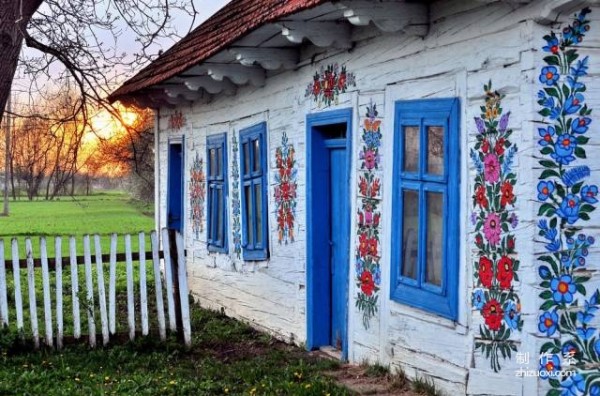 Plant flowers all over the wall, and accidentally the village becomes a fairy tale