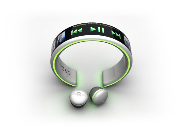 Concept bracelet touch MP3