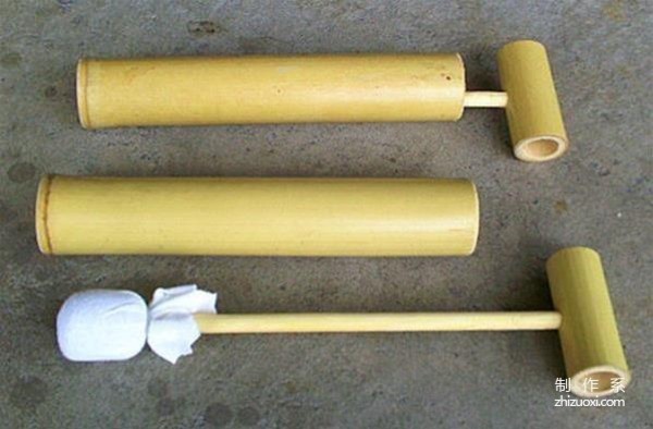 Childhood memories, indelible memories, the classic childrens toy of the 1970s and 1980s---bamboo water gun