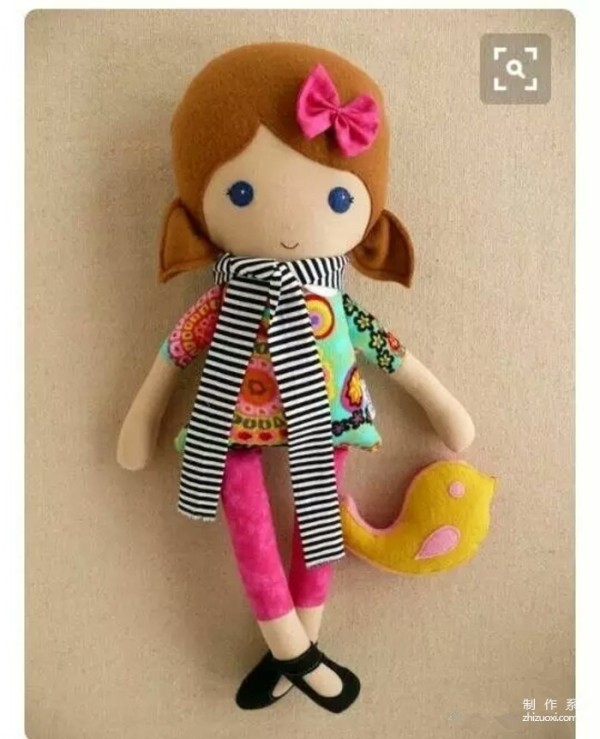 These dolls are so cute and easy to make. A guide to sewing doll stitches is included.