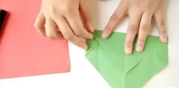 Origami Watermelon Steps