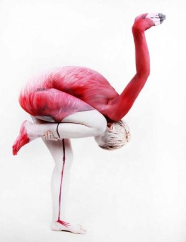 Beautiful body painting art