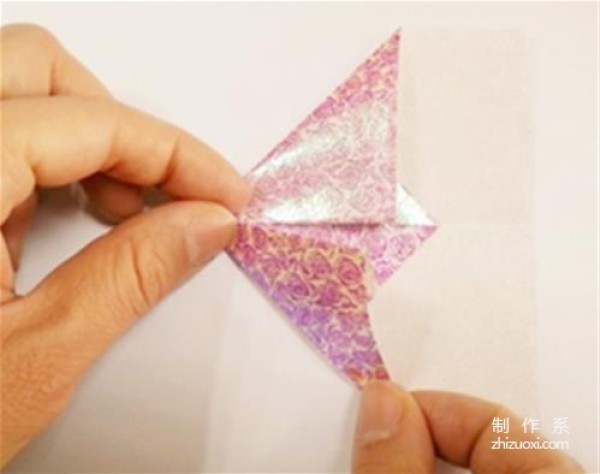 Illustration of how to make a simple paper airplane origami for children