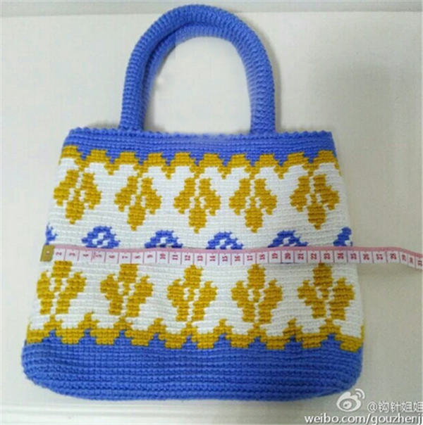 Beautiful handmade practical crochet DIY creative handbag bag