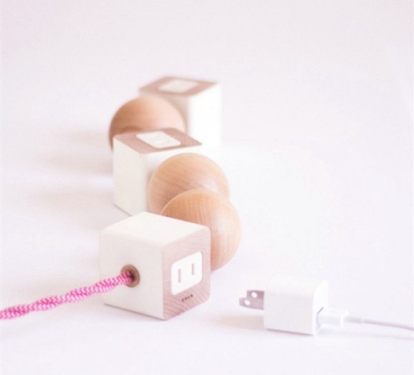 Wooden creative sockets are practical and decorative