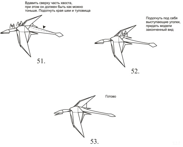 Paper art handmade origami art, pterosaur handmade origami HD drawing tutorial