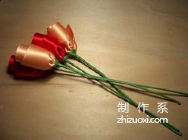 How to make ribbon roses