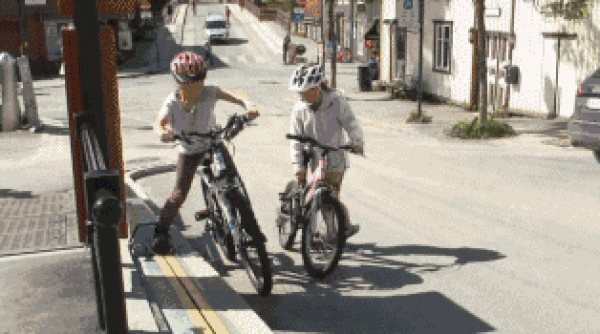 Super creative bicycle elevator