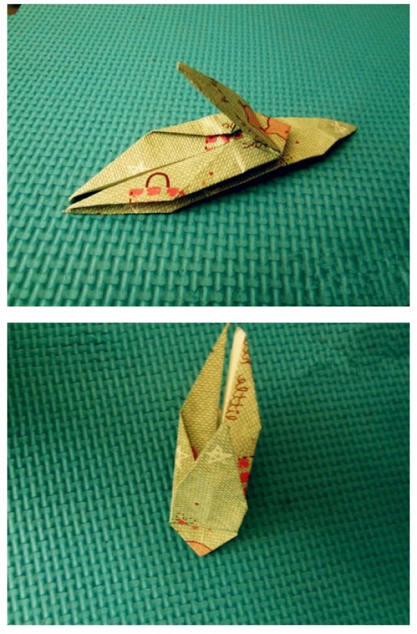 Tutorial on how to fold paper cranes with prayers