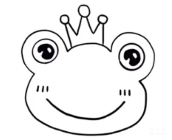 Learn to draw simple drawings, simple drawings of the Frog Prince