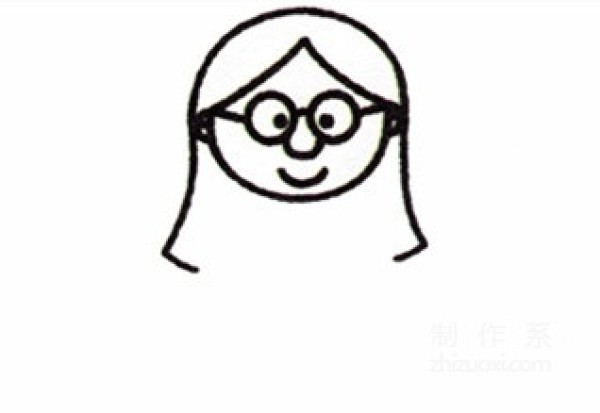 Learn to draw simple strokes, cute female teacher