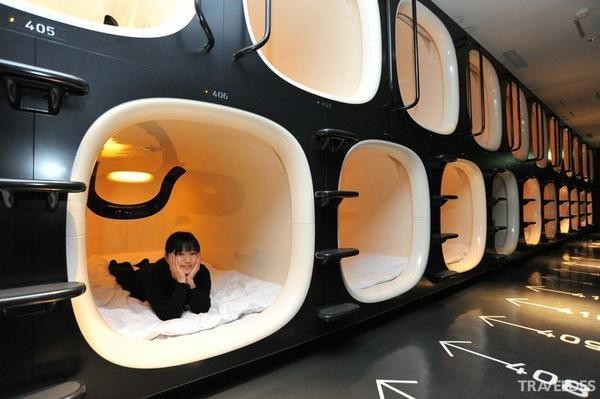 New hotel design: Japan’s nine-hour “capsule” hotel