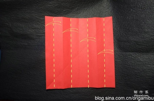 Paper art hand-making tutorial, Abu’s original red envelope for the Year of the Rabbit, real-shot tutorial on hand-made origami