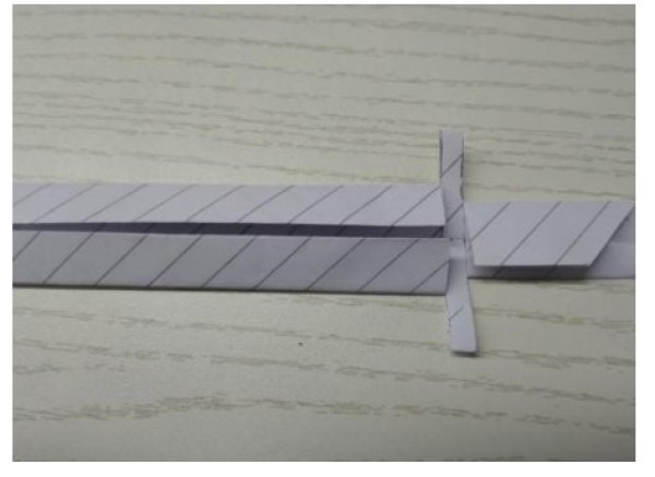 How to make origami sword for kids