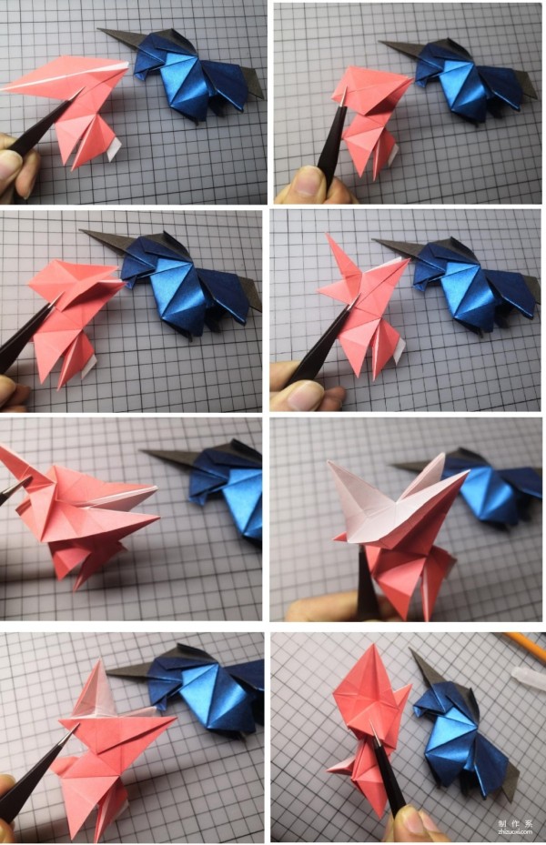 Cute little Unicorn origami method