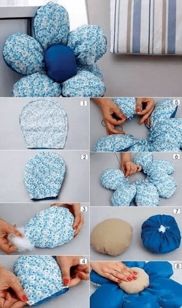 You can use scraps of old clothes to make what you want, and you don’t have to buy pillows anymore! (Attached are 12 tutorials)