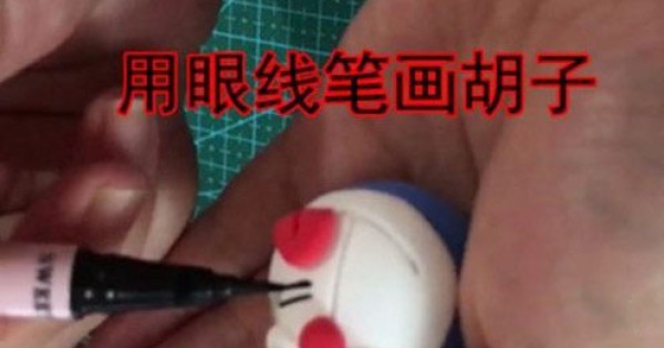 Creative ultra-light clay Doraemon making tutorial