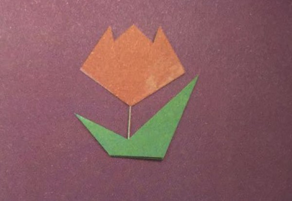 Origami encyclopedia illustrates how to fold tulips