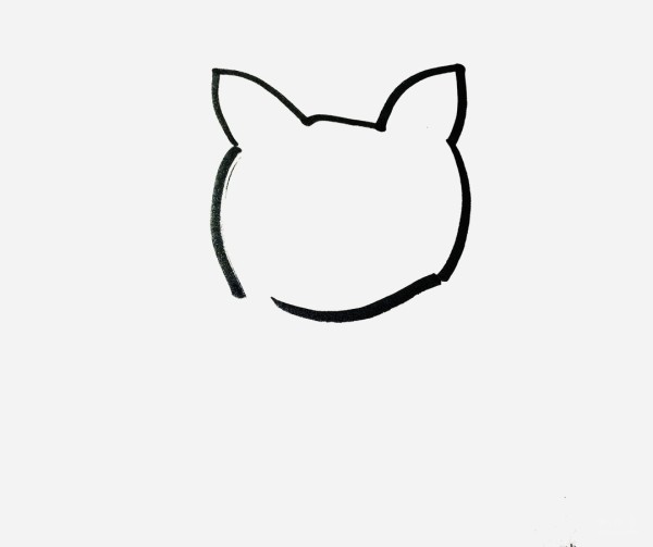 A collection of simple simple drawing pictures for kindergarten children, a simple drawing method of a cute cartoon mouse