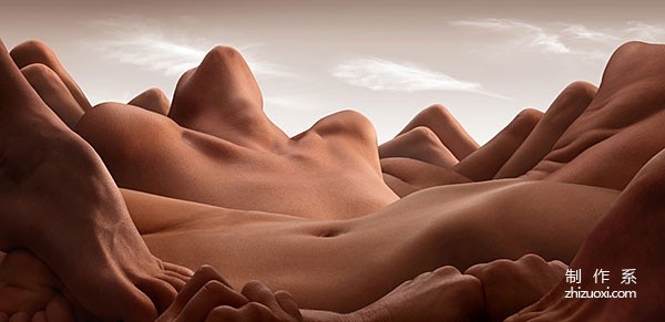 Photography by British photographer Carl Warner: Bodyscapes