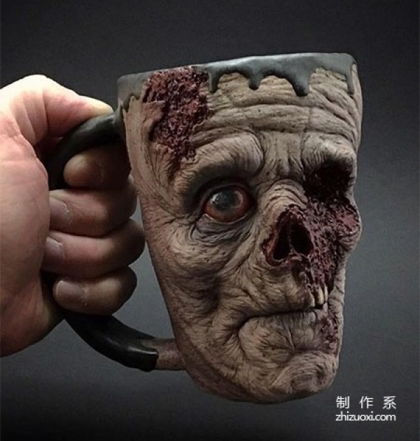 Ultra-realistic creative mug from The Walking Dead series, do you dare to use it? 