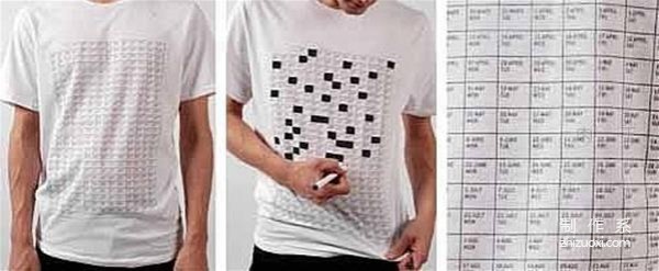 This is the creative design of T-shirts over the years, and you can only call it a T-shirt. !