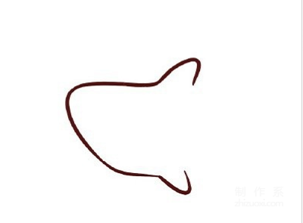 Learn to draw simple strokes, how to draw a shark