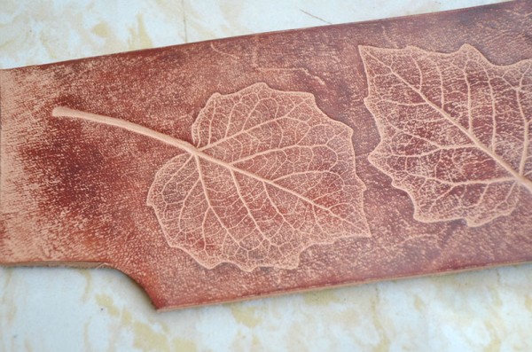 Leaf embossing process, detailed process of hand-made short clips