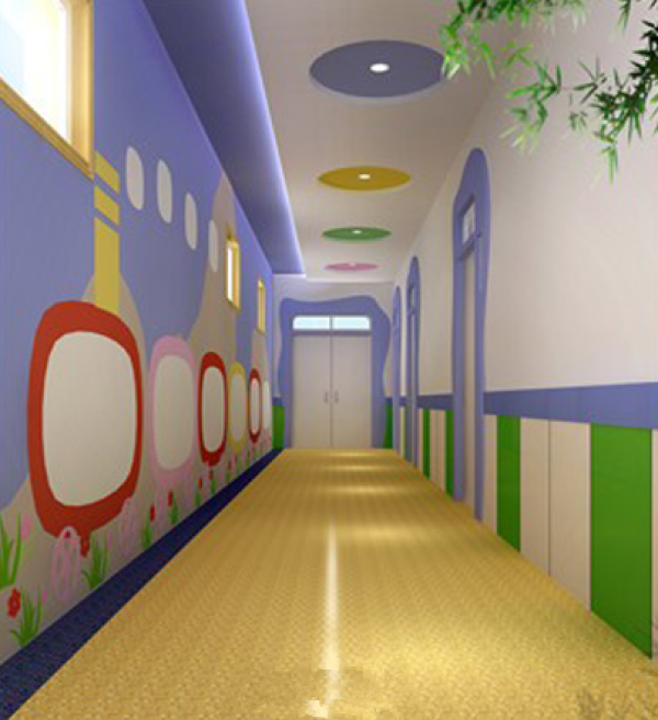 Complete DIY method for decorating kindergarten corridors