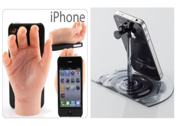 Two unique and creative iPhone stands