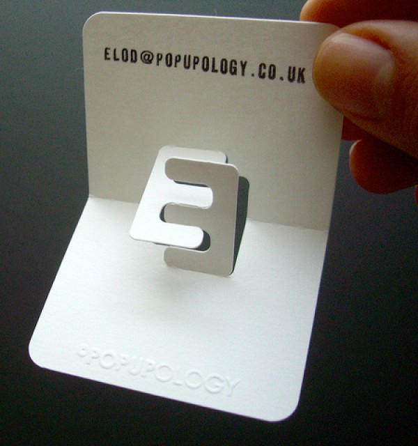 Creative 3D business cards