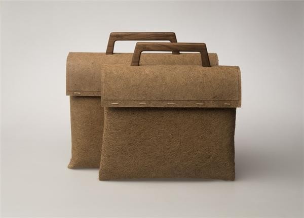 Biodegradable briefcase is environmentally friendly and atmospheric