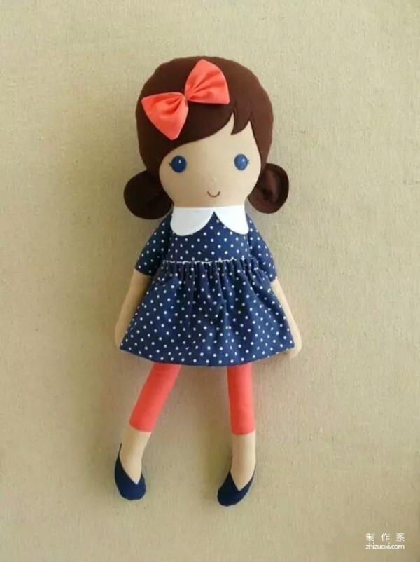 These dolls are so cute and easy to make. A guide to sewing doll stitches is included.