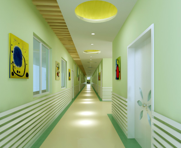 Complete DIY method for decorating kindergarten corridors