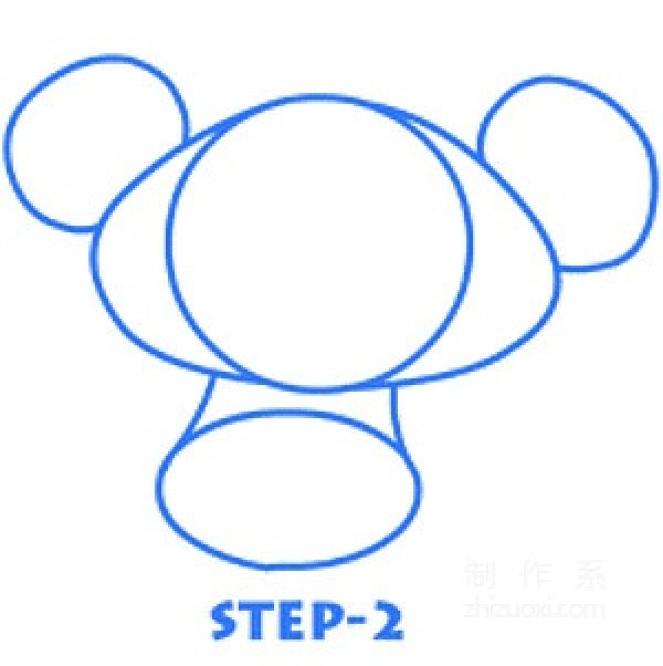 Learn to draw simple drawings, little bears for toddlers