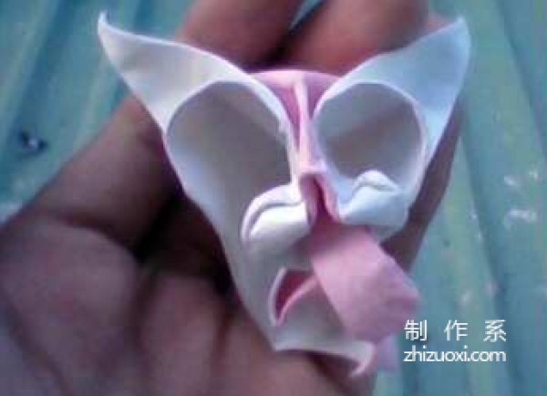 Paper craft hand-making tutorial, Do Ba Huy animal origami Vietnamese dog head hand-made origami drawing tutorial